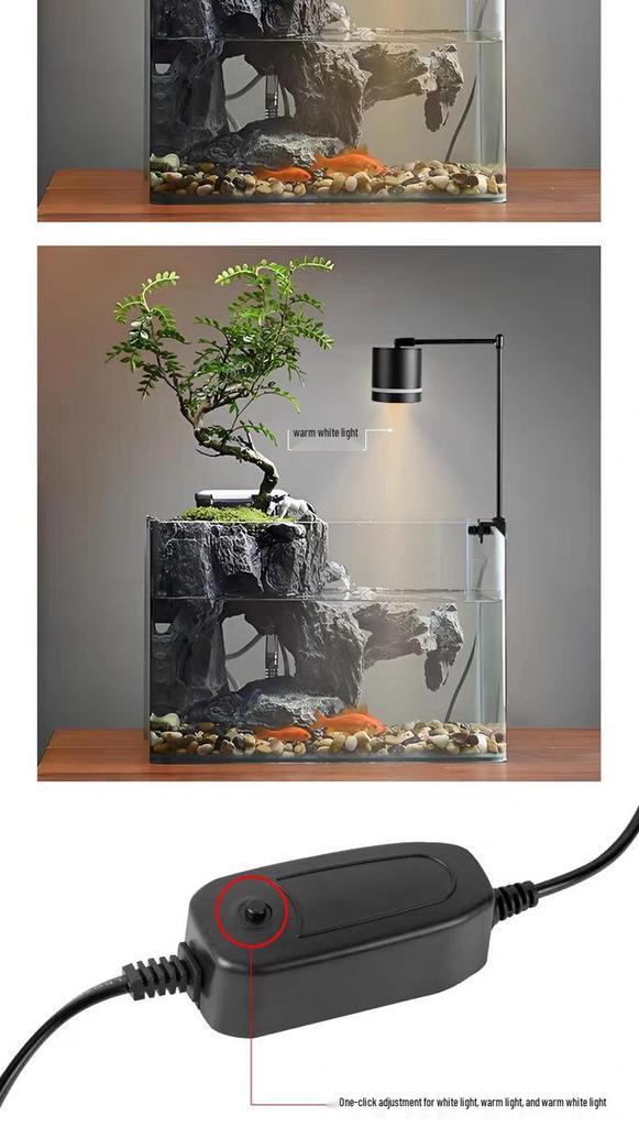 Full Spectrum LED Aquarium Light for Algae Bloom and Fish Tanks