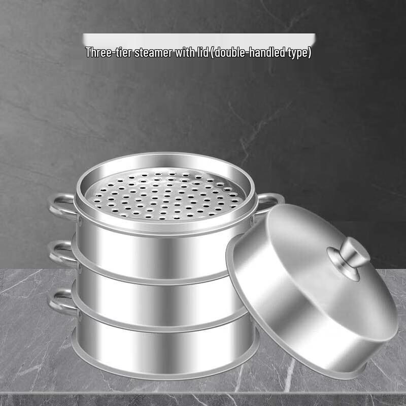 Commercial Stainless Steel Multi-Layer Steamer
