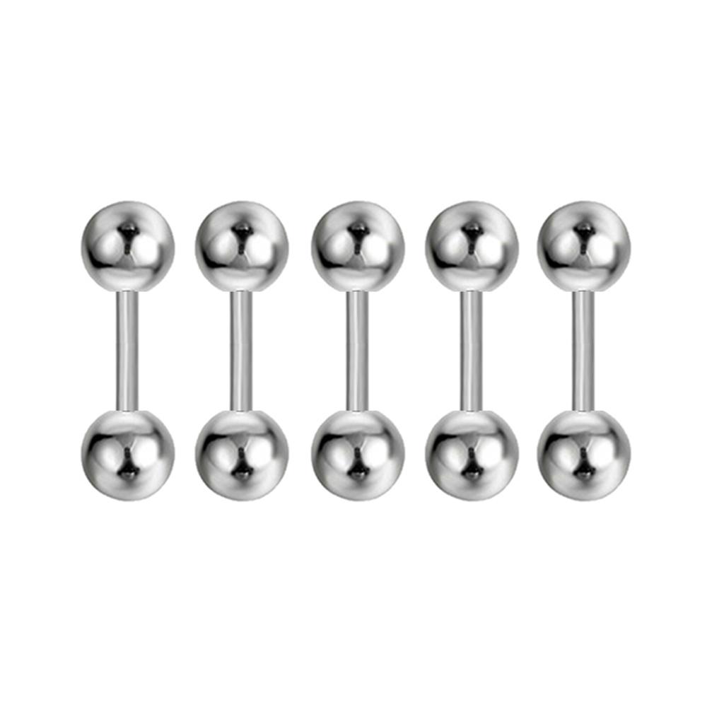 2/5/10Pcs Medical Stainless Steel Labret, Lip Piercing Jewelry Tragus Cartilage Ear Studs Earrings For Women / Men Trend