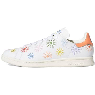 Stan Smith Pride Unisex Sneakers Λευκό Σύννεφο-Λευκό αληθινό-ροζ GW2417