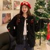 Sweet Lazy Style Loose Long Sleeve Knit Cardigan Top: Women's Sweater Coat for Spring Autumn Winter