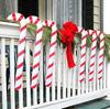 35Inch 1-10pcs Inflatable Candy Canes Balloons Handheld Christmas Red Bow Candy Sticks Party Favors Indoor Kids Toys Decorations