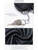 Genuine Leather Key Case with Bluetooth Earphone Pouch