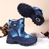 Children's Winter Classic Fashion with Velvet Warm Wolf Claw High Top Outdoor Cotton Boots Snow Boots