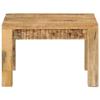 350321 vidaXL Table basse 55x55x35 cm Bois de manguier massif