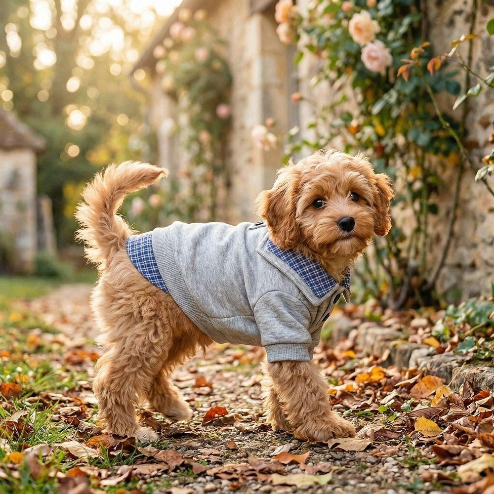 Soft Dog Pullover False Two-piece Two Legs Dog Clothes Fashion Pet Dog Hoodie Small Dogs Cats