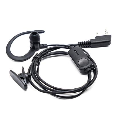 Ohrbügel-Kopfhörer für Bf760 Bf996 Walkie Talkie Walkie Talkie Headset Mikrofon K-Stecker Kabelgebunden Zweiwege-Amateurfunk-Kopfhörer