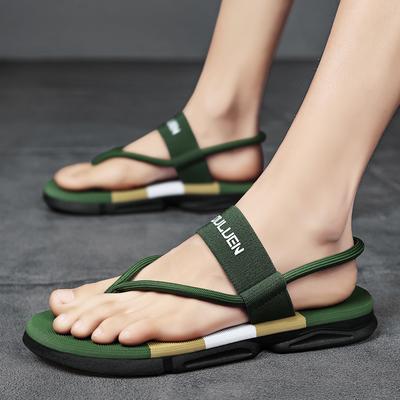 Summer Men's Sandals Casual Flip Flops Beach Sandals T-Strap Sandals Slippers for Male