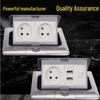 45-Type Concealed In-Wall Pop-Up Socket with Type-C/USB Charging, Israel Power Floor Socket