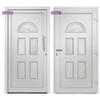 VidaXL Front Door White 88x200 Cm