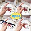 4PCS Sunglasses Unisex Half Frame Classic Sun Glasses Men Retro Anti Blue Light Computer Glasses Gaming Eyeglasses