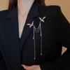 Delicate Phoenixes Brooch Long Fringe Animal Bird Pin Elegant Clothing Jewelry Accessory Anniversary Gift for Women