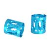 100PCS Bag New Colorful Hair Braiding Beads Rings Cuff Decoration Tools Accessories(Blue)