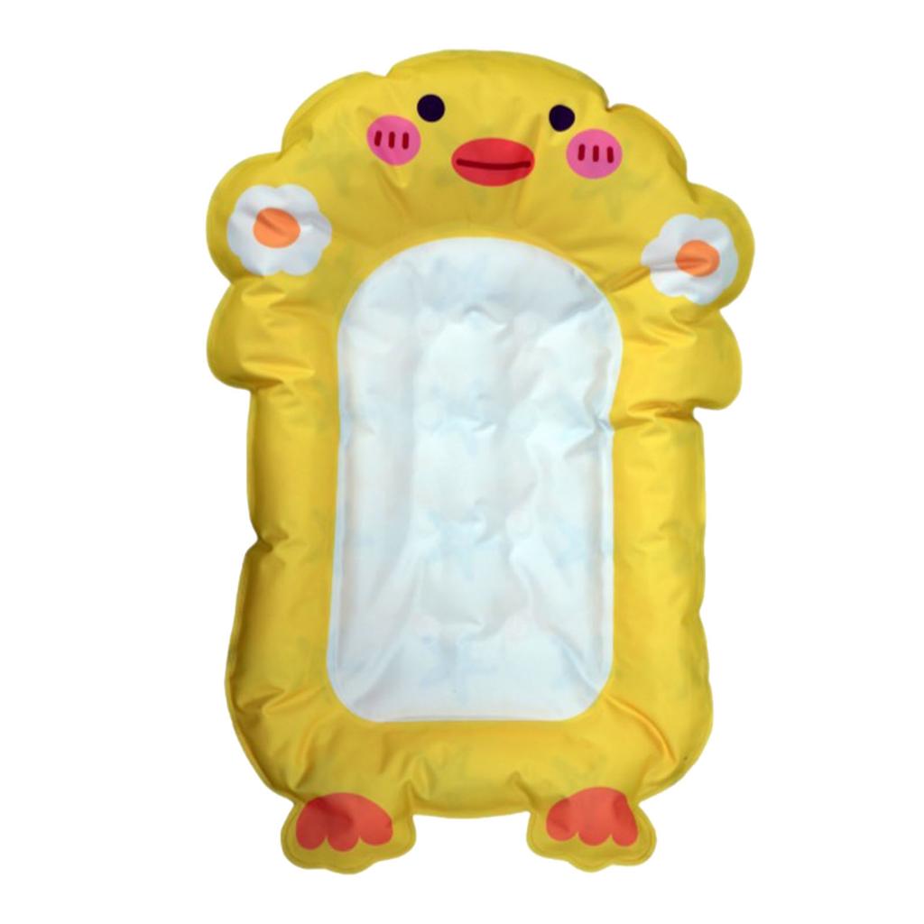 Haustier Kühlmatte Schlafbett Weich Flexibel Faltbar Reißfest Hunde Kühlmatte für Hunde Katzen Sommer Gelbe Ente M