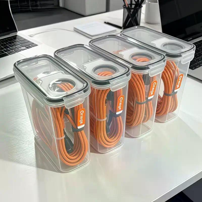 Filament-Aufbewahrungsbox 3D-gedruckter Behälter mit großer Kapazität Tragbar Wasserdicht Feuchtigkeitsgeschützt Transparent Verstopfungsfrei