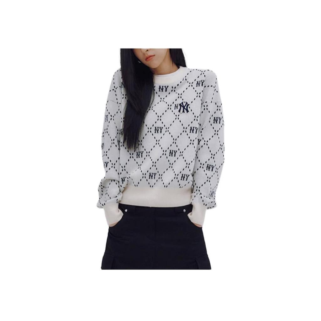 New MLB Sweatshirts Women's Ecru 3FKPM0134-50CRD