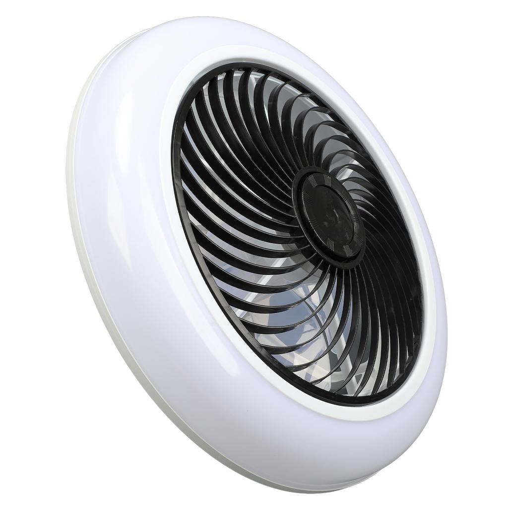 Ceiling Fan Light 6 Gear Wind Stepless Dimmable Quiet Modern Flush Mount Ceiling Fan with Light and