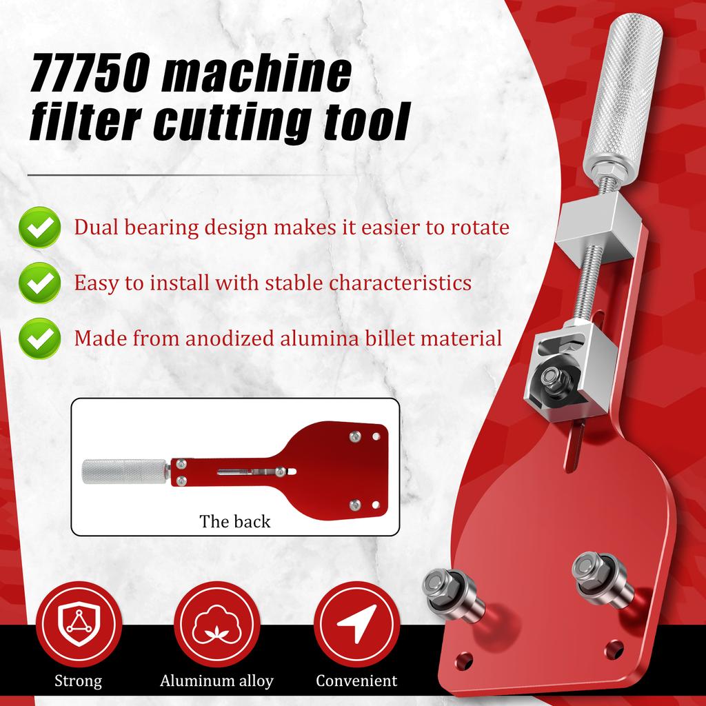Oil Filter Cutter Tool 77750 Aluminum Alloy Auto Accessories Filter Cutting Range 2-3/8inch To 5inch Oil Filter Cutting Tool