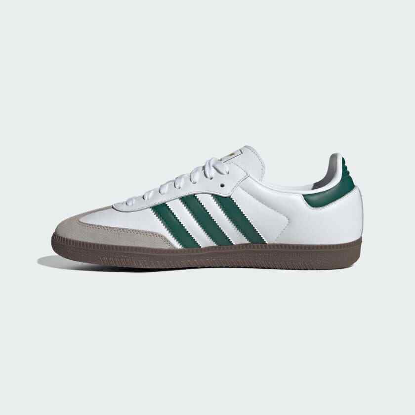 JH8797 Adidas Originals Samba OG Cloud White Collegiate Green Clear Granite (Men