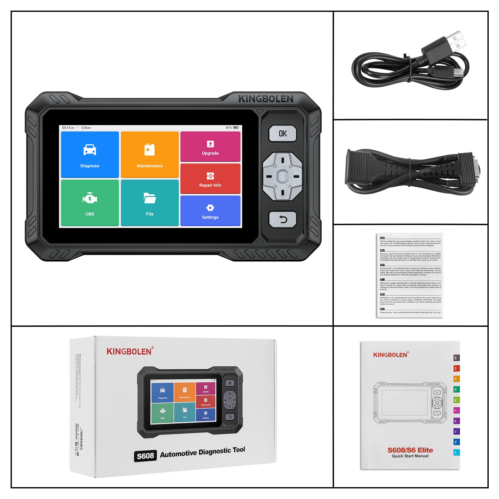 Car Diagnostic Tools KINGBOLEN S608 ECM