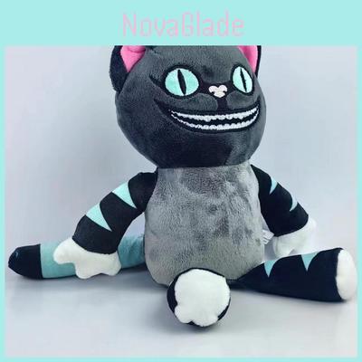 Cute Cheshire Cat Plush Figure 25cm Soft Cartoon Animal Toy For Wonderland Fans