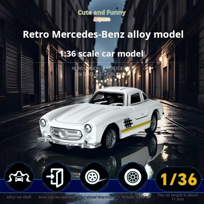 1/36 Modèle de Voiture en Alliage pour Benzs 300SL Diecasts Jouet en Métal Véhicules Classiques Modèle de Voiture Simulation Collection Cadeaux pour Enfants