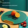 Durable, Mold-Resistant PE Stand-Up Cutting Board - Food-Safe, Compression-Resistant, Round Plastic Chopping Panel