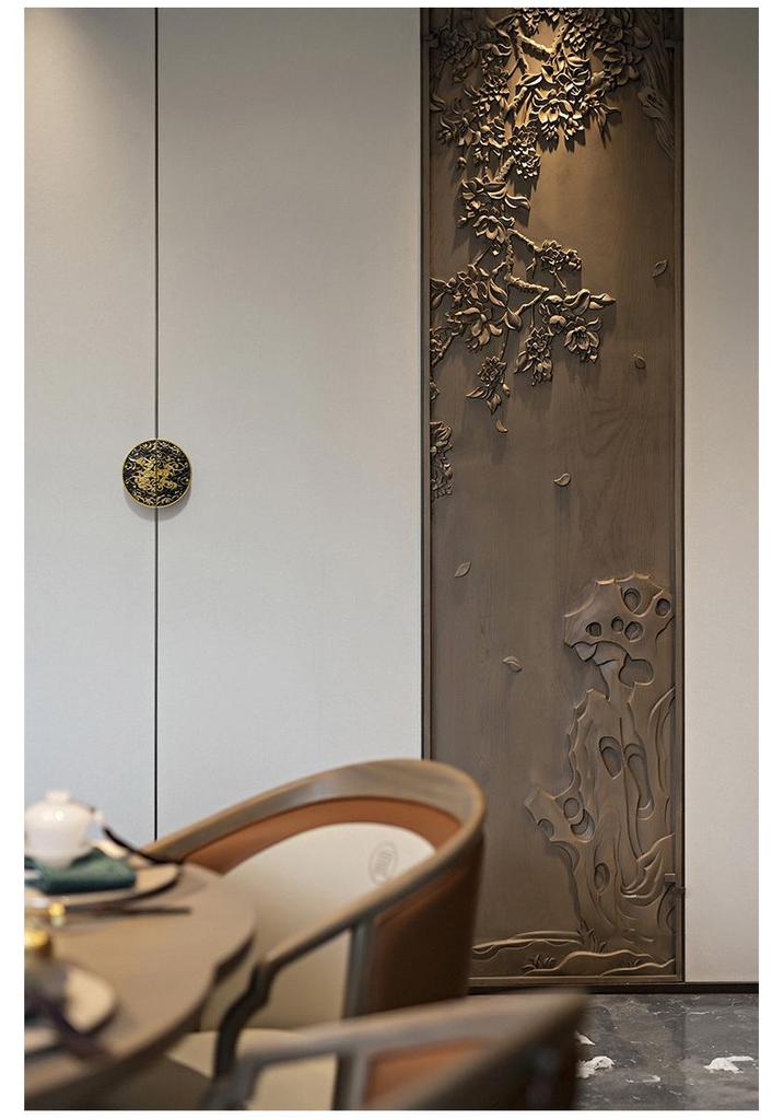 Chinese Style Gold Auspicious Cloud Half-Round Drawer Handles