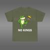 No Kings Printed Tshirt Unisex Women Funny Portland Frog Protest TShirt Casual Oneck Unisex Cotton Shortsleev Streetwear