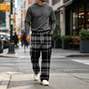 Men's Casual Straight Leg Drawstring Jogger Pants for Commute and Sports