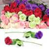 1Pc 1 Head Lifelike Artificial Faux Silk Rose Fake Flower Wedding Bridal Decor