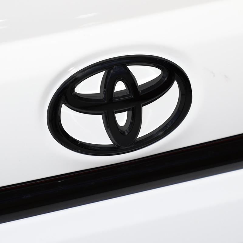 Logo Auto 3D per serie di auto Toyota Corolla Camry RAV4 Griglia Anteriore Cofano Emblema Posteriore Paraurti Posteriore Portellone Bagagliaio Marchio Emblema