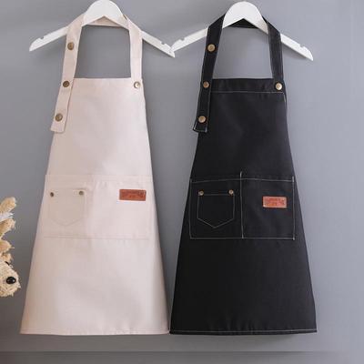 Kids' Water-Repellent Painting Apron, Polyester Cotton Canvas, Stain-Resistant