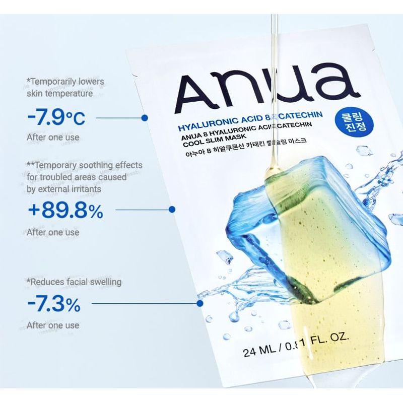 Anua - Hyaluronic Acid 8 Catechin Cool Slim Mask