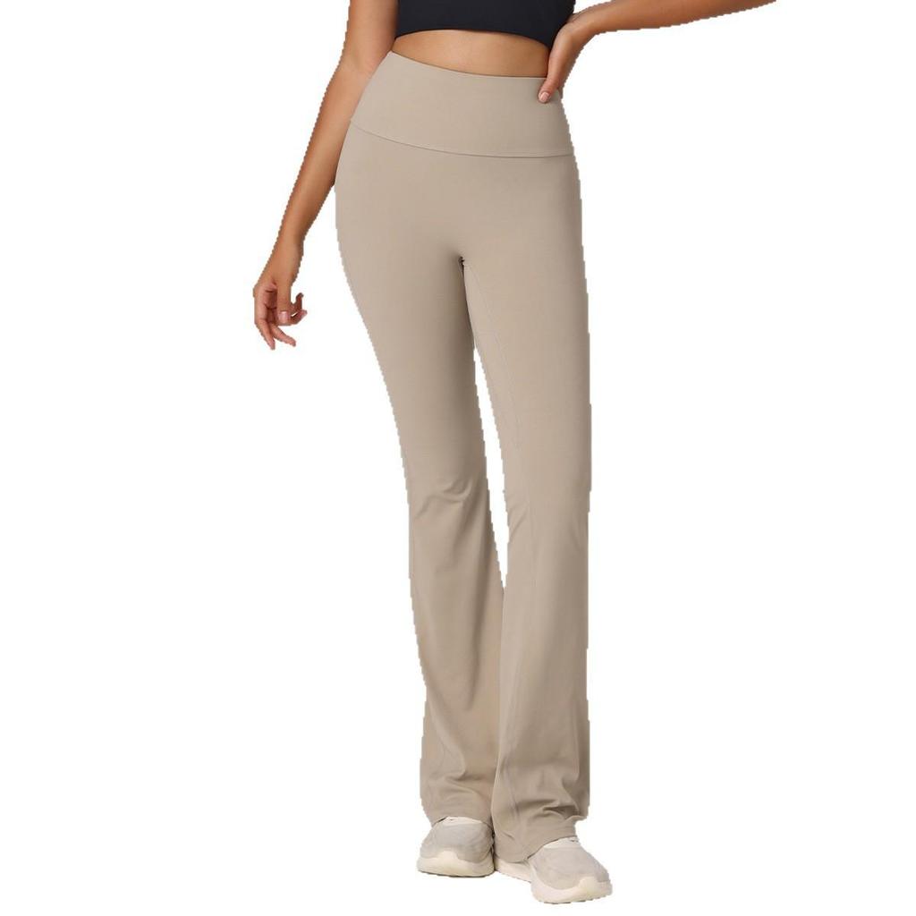 High-Waisted Hip-Lifting Flared Yoga Pants for Women - Ideal for Fitness, Running, and Pilates