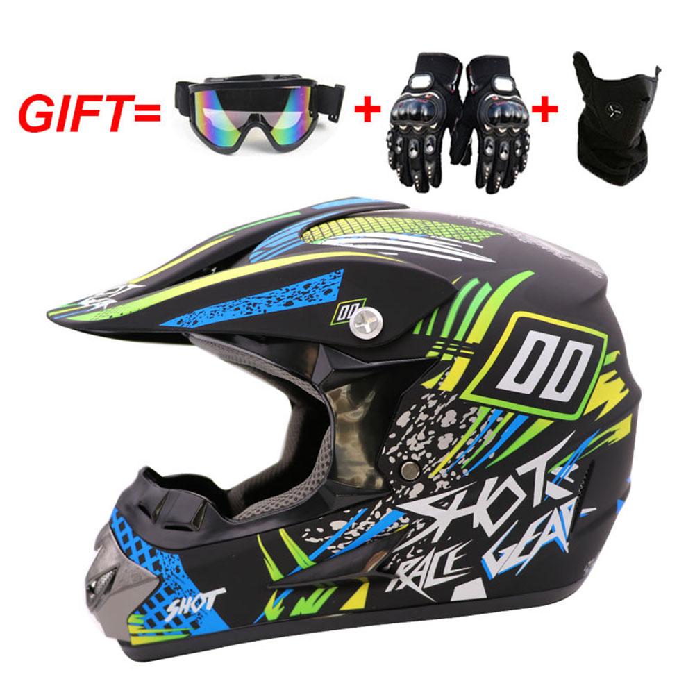 Off-road Motorcycle Helmet Full Covered Engineering Plastic Helmet