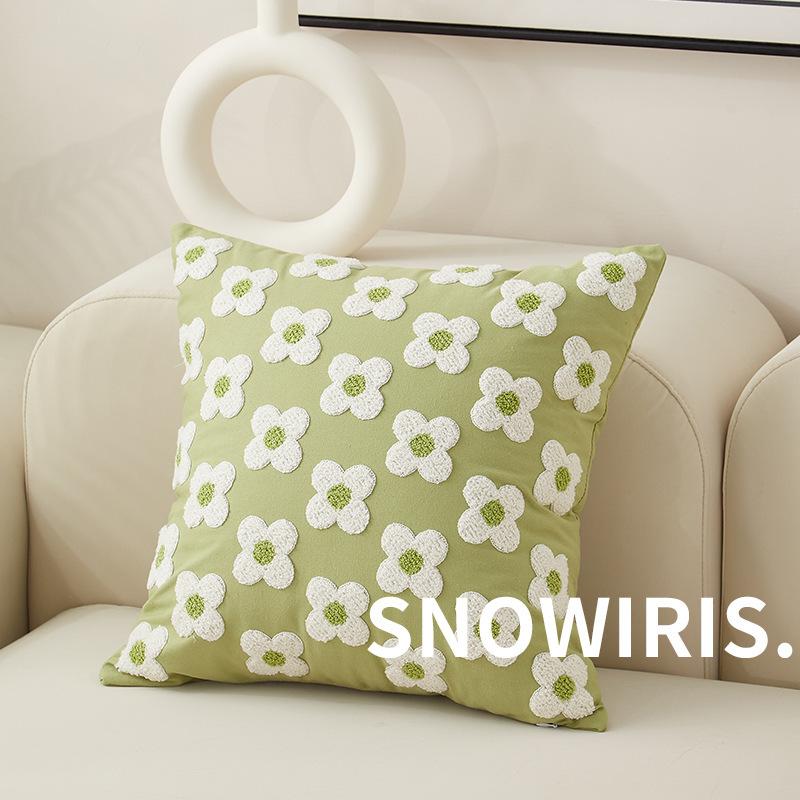 Ins Nordic Style Sofa Pillow for Girls Living Room Cushion Pillow Case Without Core Pillow Case Pillow Case for Women Bay Window Decoration