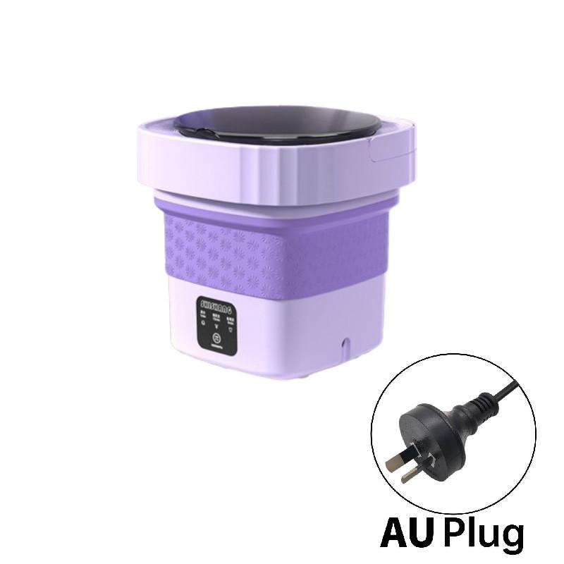 

Мини Стиральная Электрическая Машина Легкий Пластиковый Корпус Подходит для Мелких Вещей Purple AU