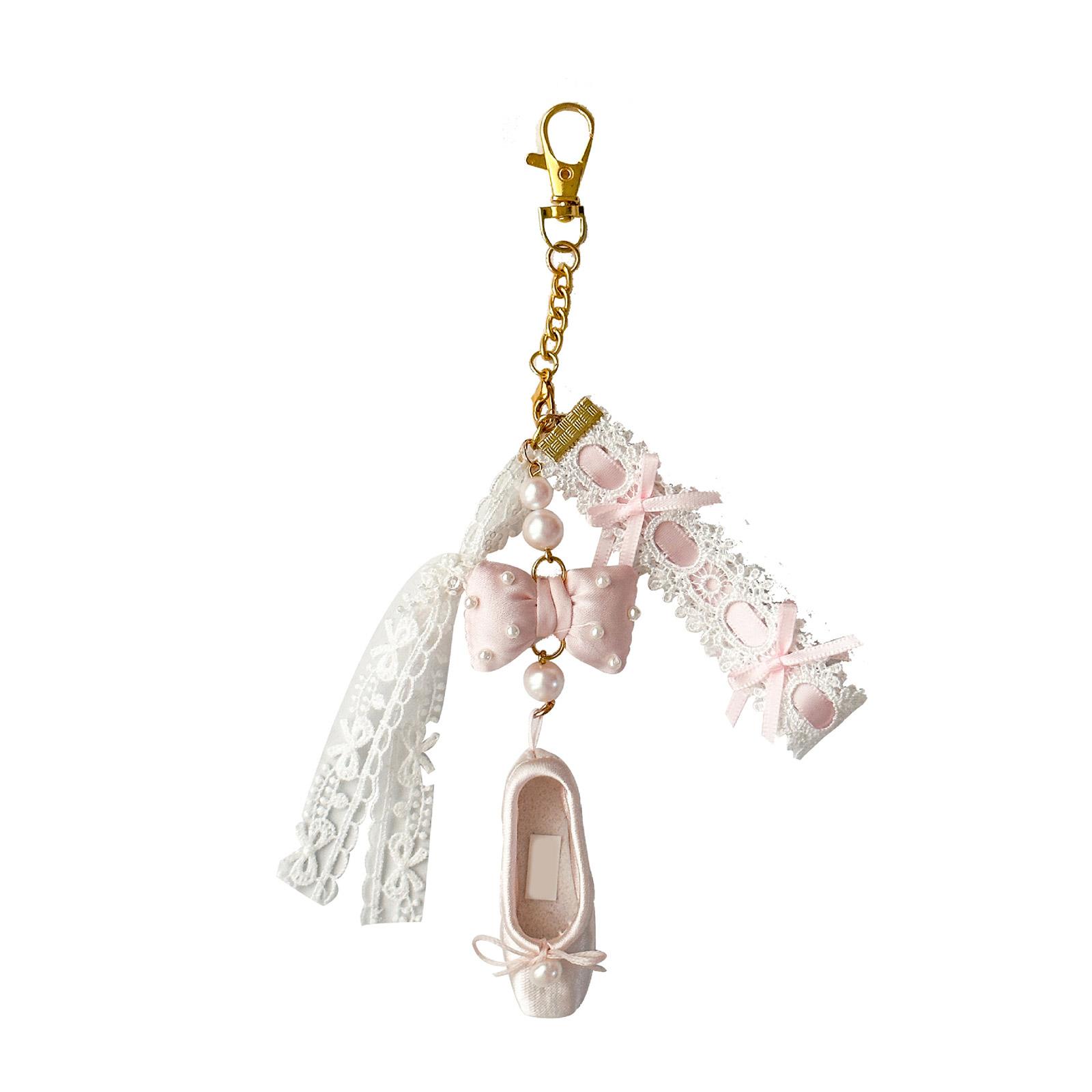 

Модный брелок для ключей с подвеской в виде бисера, декоративный аксессуар для сумки, кошелька розовый