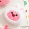 Adorable Plush Bear & Rabbit Brooch Keychain for Kids & Women - Cute Bag or Pin Accessory