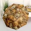 1pc Bunnies, Adorable Themed High-quality Umbrella,Automatic Opening and Closing Umbrella,Multi-functional Umbrella G0811387