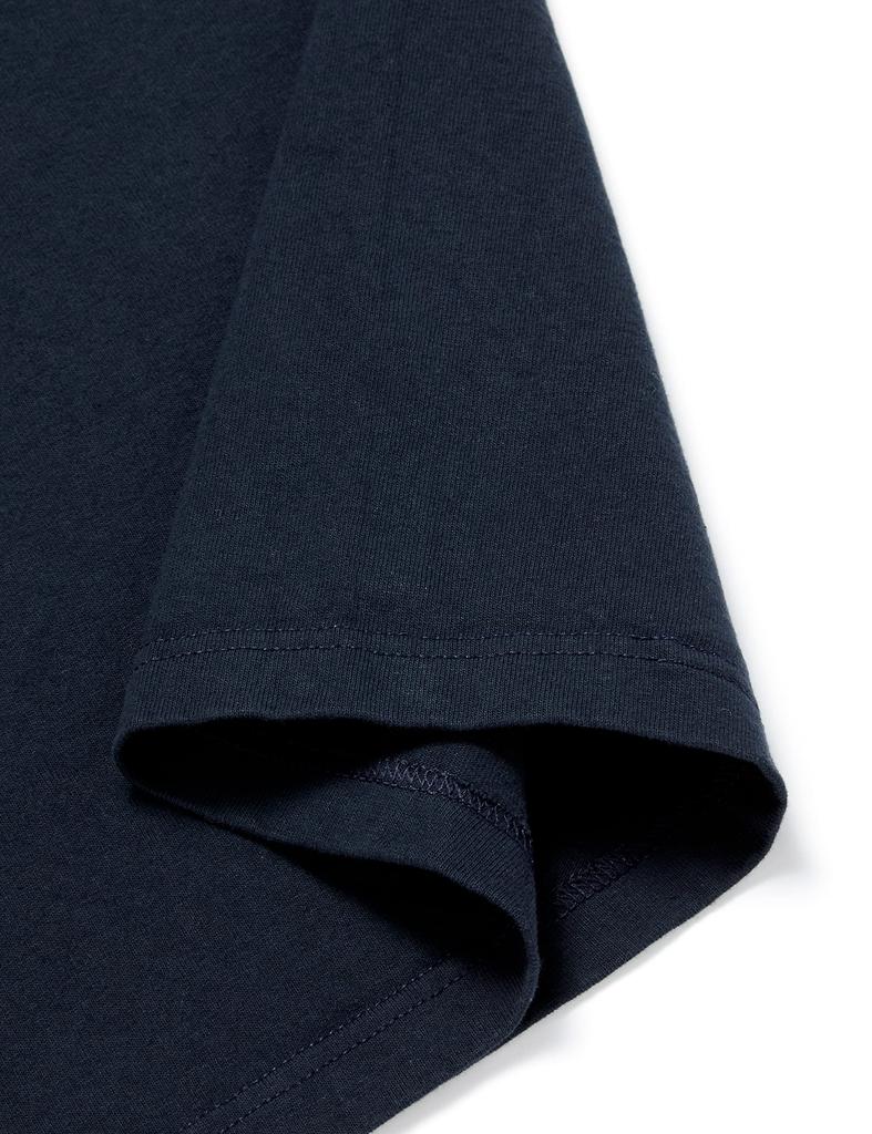 Champion 7oz with Size Men's T-Shirt One-Point Logo, Navy, M, T1011, C5-V304