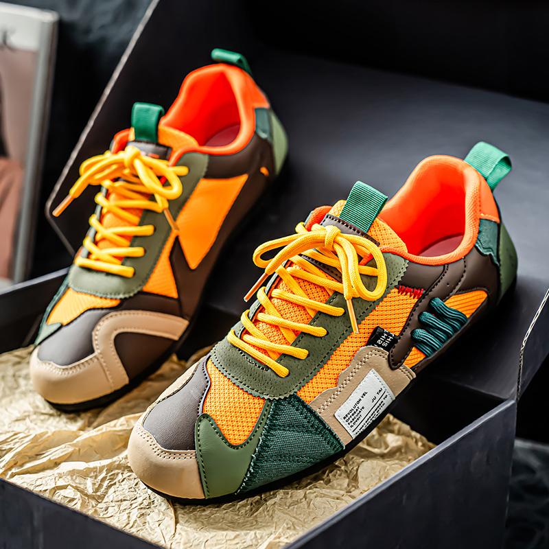 New large size Canvas shoes Men's sneakers hiking mountain Fashion climbing loafers mesh Punk casual sports shoes mens shoes