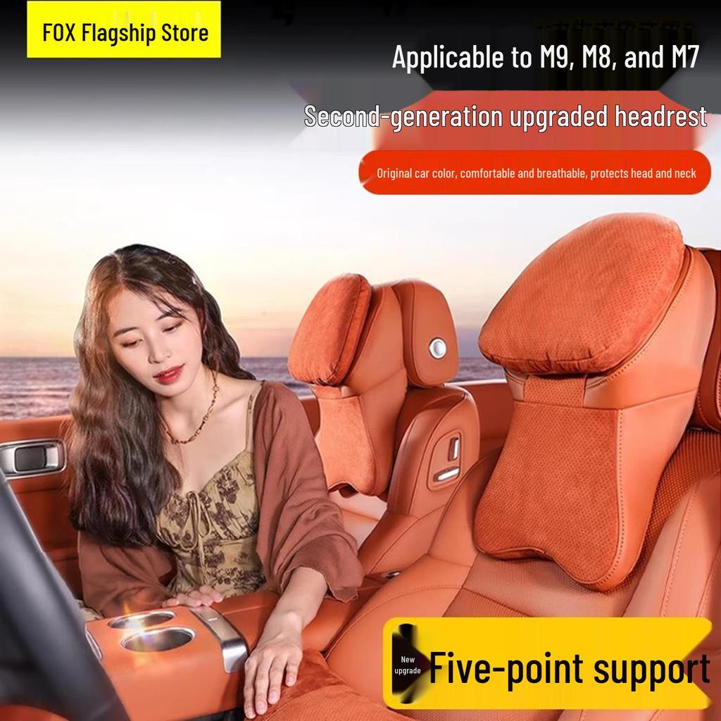 Entwickelt für Maybach M9, M8 und M7, verbessert dieses Auto-Kopfstützkissen den Komfort in Ihrem Fahrzeug.