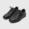 Commuter Derby Shoes British Style Leather Shoes Men'S Trendy Retro Thin-Soled Lace-Up Board Shoes Men'S Women'S Casual Versatile Moral Training Shoes