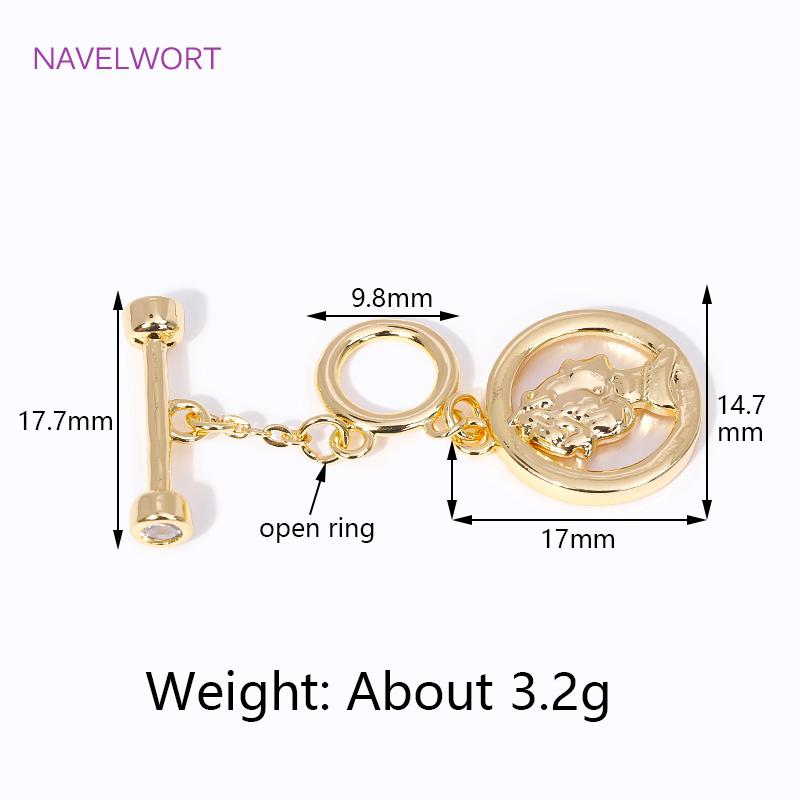 Multi Types Trendy 18K Gold Plated OT Clasps Toggle Clasps Connector For Bracelet Necklace Making DIY Jewelry Accessories