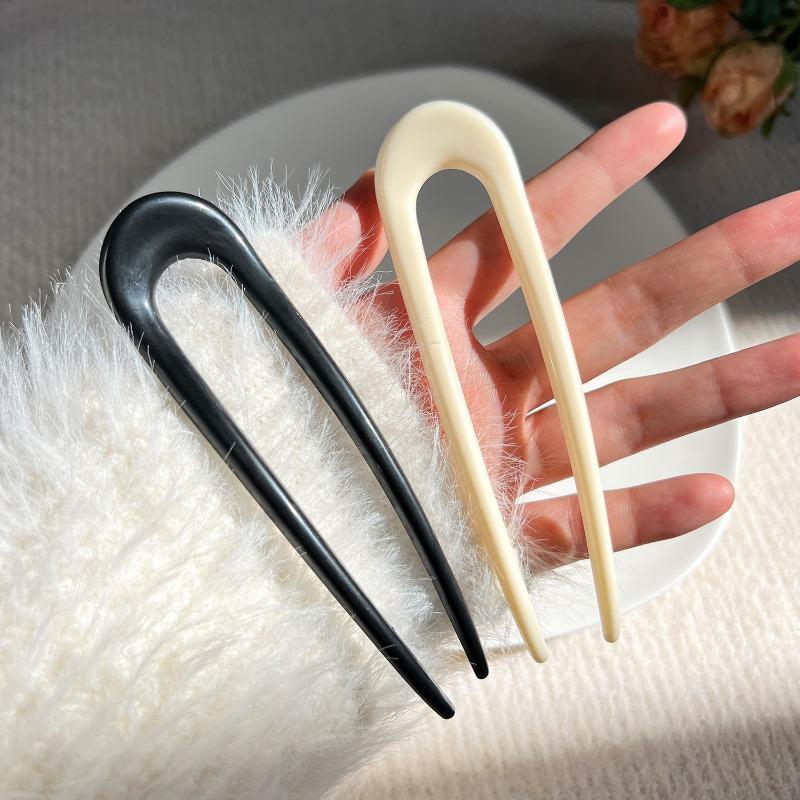 Elegant Chinese-style U-shaped Hairpin Simple Bun Hair Clip Hairpin Headwear