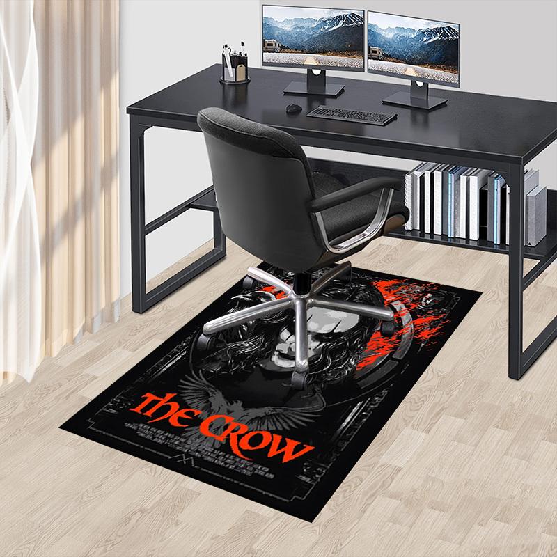 1pc The Crow Carpet, Office Rug Outdoor Mat Home Decor Area Carpet Festival