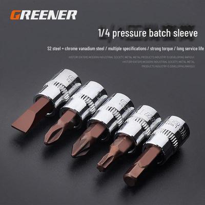 Green Forest 6.3mm Hex Screwdriver & Ratchet Wrench Set