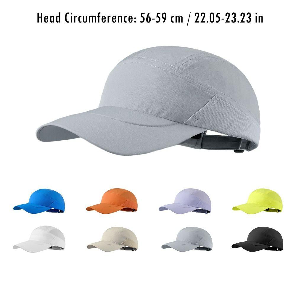 Neues Design Schnelltrocknende Baseballkappe Packbar Leichte Outdoor-Kappe 8,5 cm Verlängerter Schirm Atmungsaktive Sportkappe